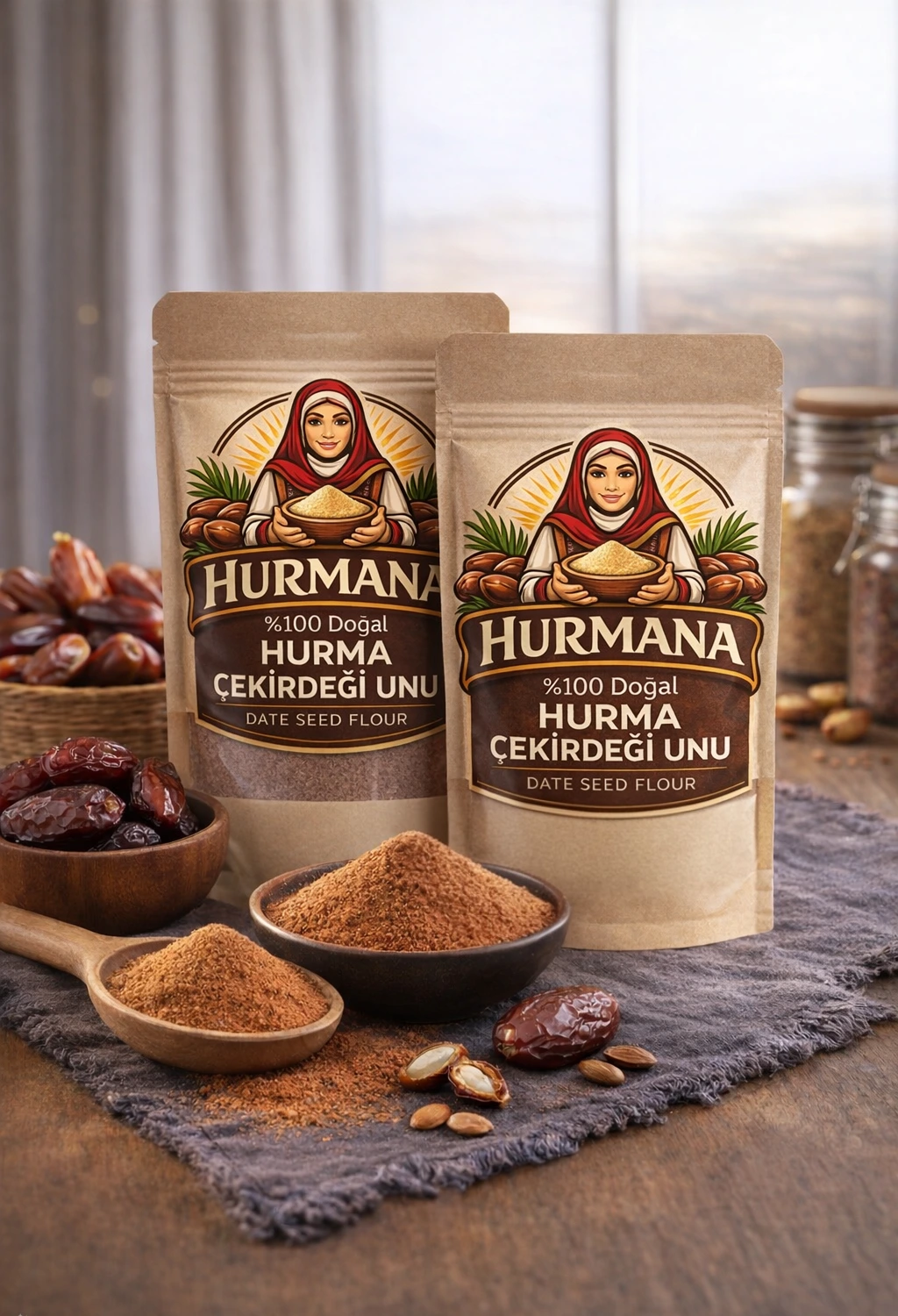 Hurma Çekirdeği Tozu